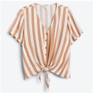 Lilo Button Down Tie Front Top from Market & Spruce